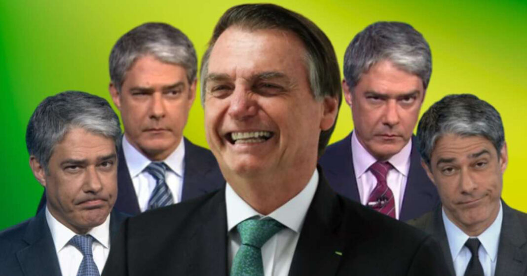 bolsonaro desmoraliza rede globo