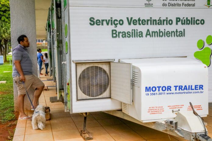 Em Sobradinho, Hvep móvel já atendeu 350 animais de estimação