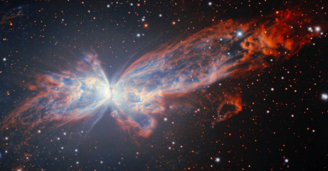 telescopio-no-chile-registra-imagem-inedita-de-“borboleta-cosmica”;-confira