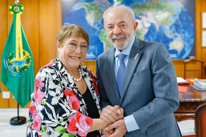 em-meio-a-articulacoes-para-chefia-da-onu,-lula-recebe-bachelet