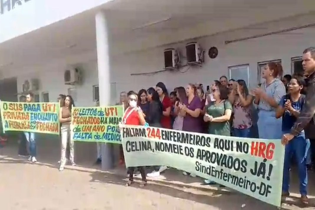 servidores-fazem-protesto-e-pedem-reabertura-de-leitos-de-uti-do-hrg.-veja-video