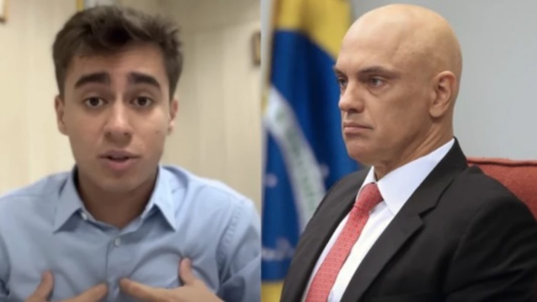 “ladrao-e-vacilao”:-nikolas-ataca-moraes-com-camiseta-apos-video-de-jatinho