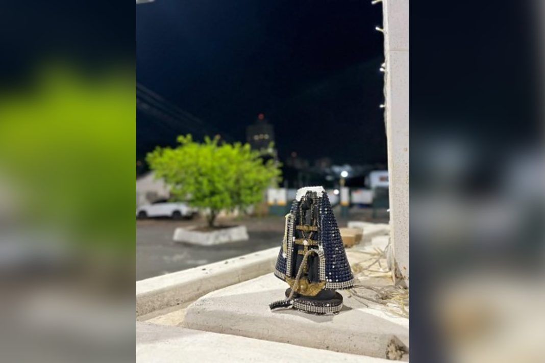 imagem-de-nossa-senhora-e-encontrada-sem-cabeca-em-marco-religioso-no-mt