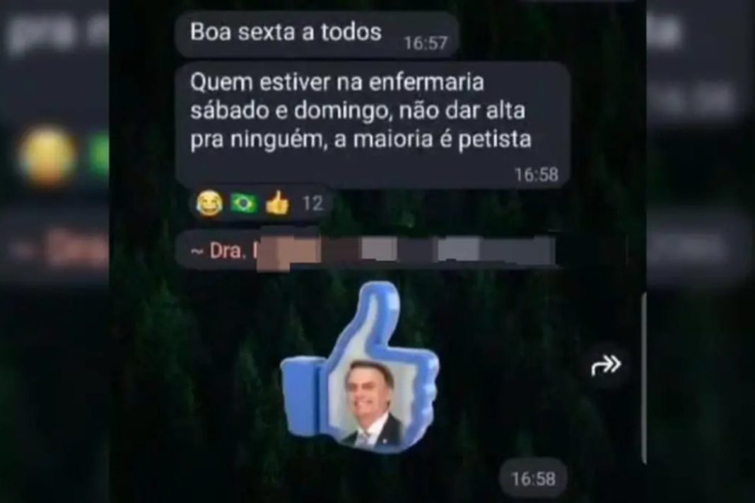 medica-que-mandou-trancar-petistas-durante-eleicoes-e-demitida-de-hospital