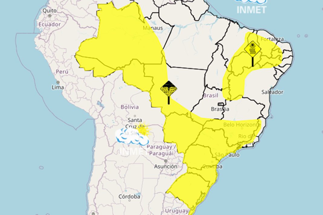 alerta-amarelo:-15-estados-tem-risco-de-tempestades-e-ventos-de-ate-60-km/h