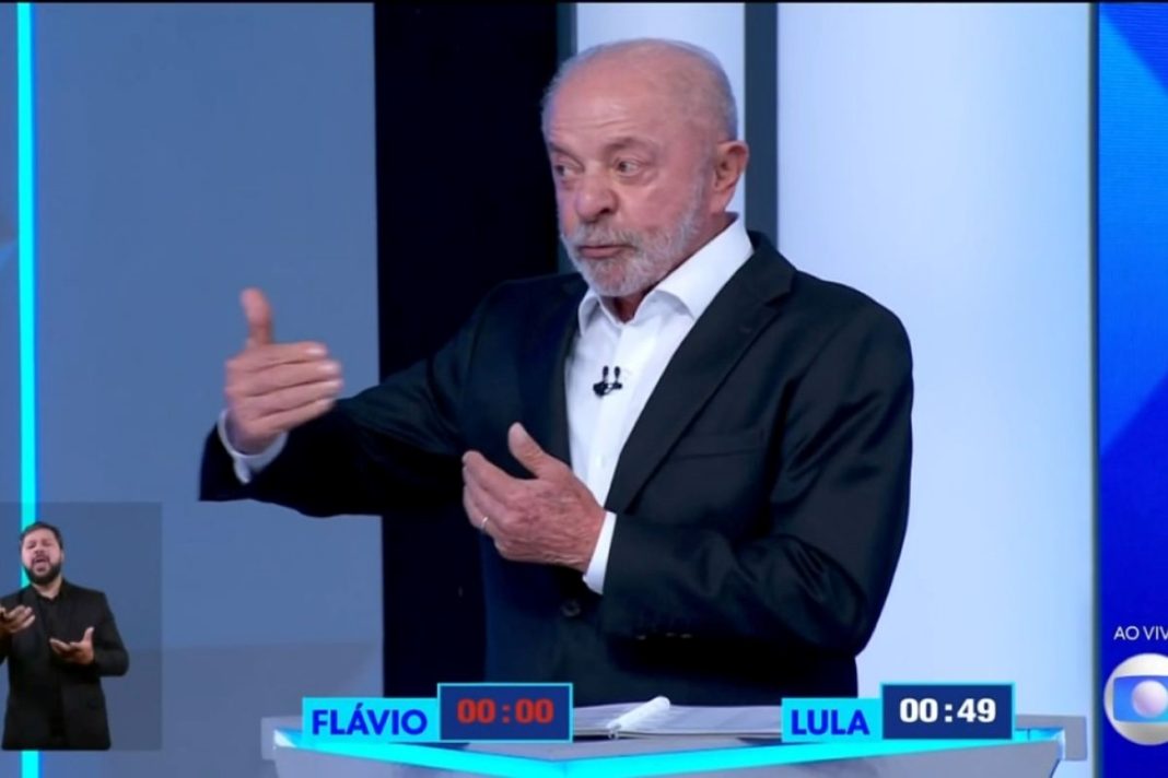 lula-critica-flavio-em-debate-da-globo:-“aluno-que-decora,-mas-nao-aprende”