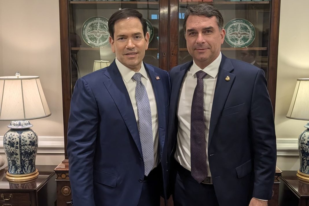 rubio-arquitetou-fuga-de-flavio-bolsonaro-aos-eua,-diz-aliado-de-trump